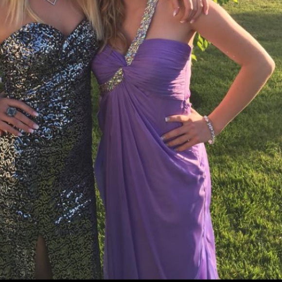 Lilac La Femme Prom Dress *Worn Once* - Picture 6 of 7